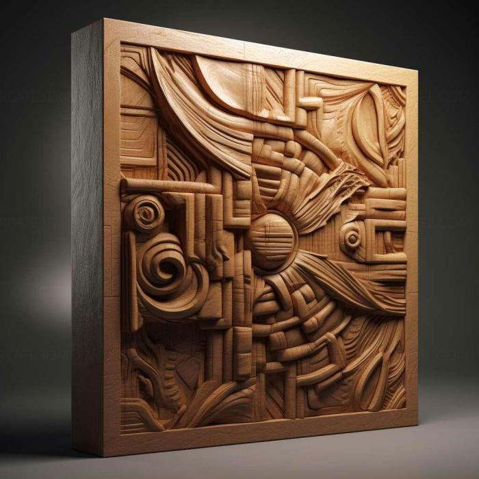 نموذج ثلاثي الأبعاد لآلة CNC 3D Art 